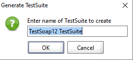 SoapUI New SOAP Project Name
