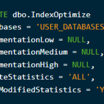 Using Ola Hallengren's scripts on Azure SQL Databases